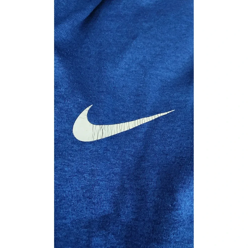 Nike Indianapolis Colts NFL Training Mens Small Blue Dri-FIT L/S Shirt